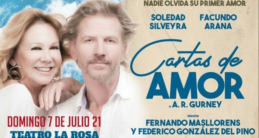 Cartas de Amor se presenta en Campana con Soledad Silveyra y Facundo Arana