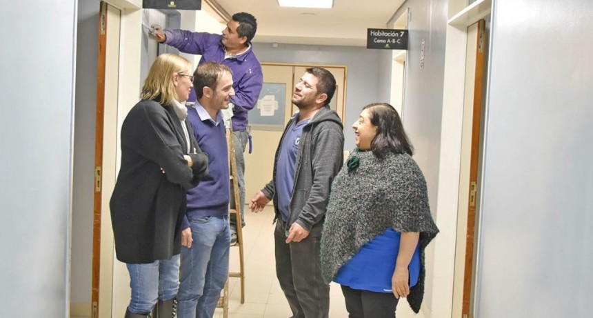 Realizan nuevas tareas de mantenimiento en el hospital Municipal