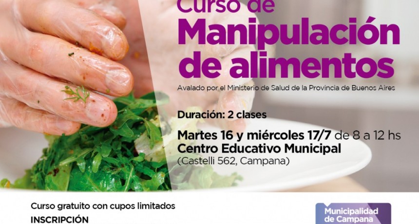 Contin&uacute;an las capacitaciones para manipuladores de alimentos