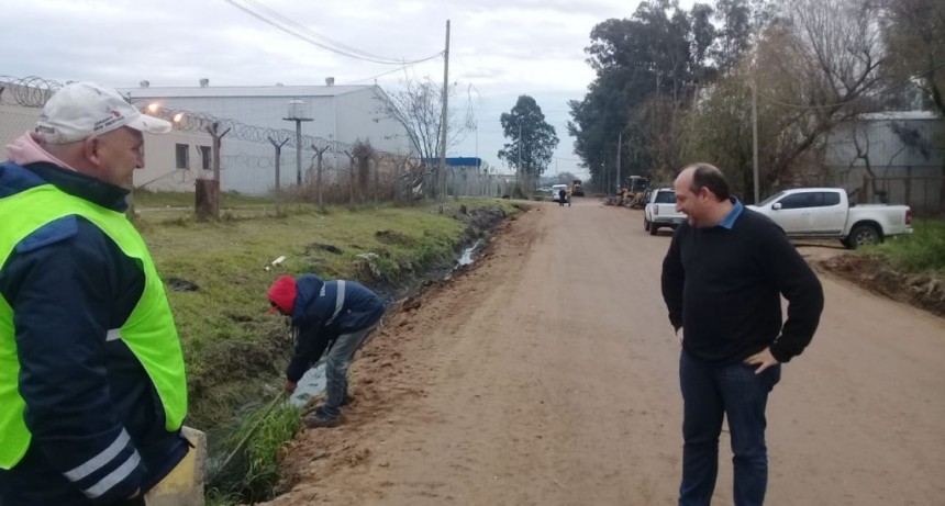 Realizan trabajos de mejoras en la calle Iriart