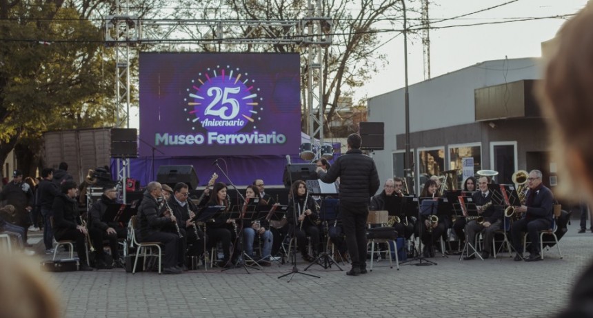 El Museo Ferroviario cumpli&oacute; 25 a&ntilde;os y lo festejaron con muchas propuestas culturales
