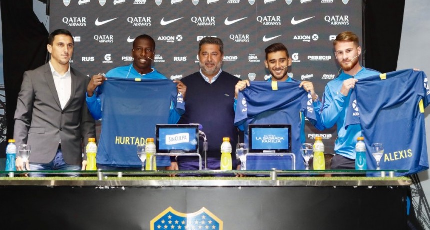 Boca Juniors present&oacute; a sus nuevos refuerzos