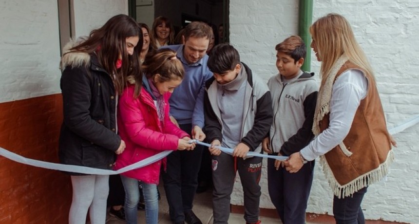 Las Acacias: inauguran obras de ampliaci&oacute;n en la Escuela Primaria N&ordm; 3