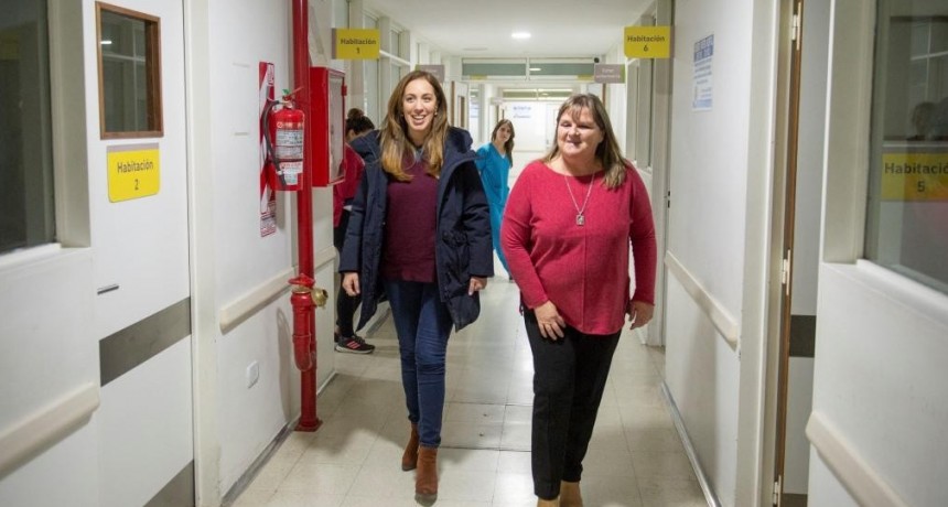 VIDAL RECORRI&Oacute; BAH&Iacute;A BLANCA Y VISIT&Oacute; EL HOSPITAL PENNA