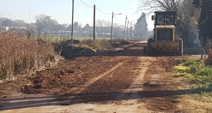 Barrio Romano: realizan importantes trabajos para evitar anegamientos