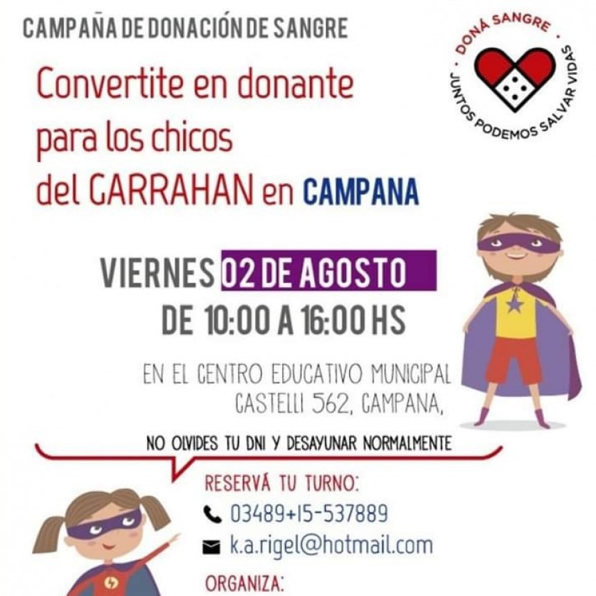 Jornada de Donaci&oacute;n de Sangre