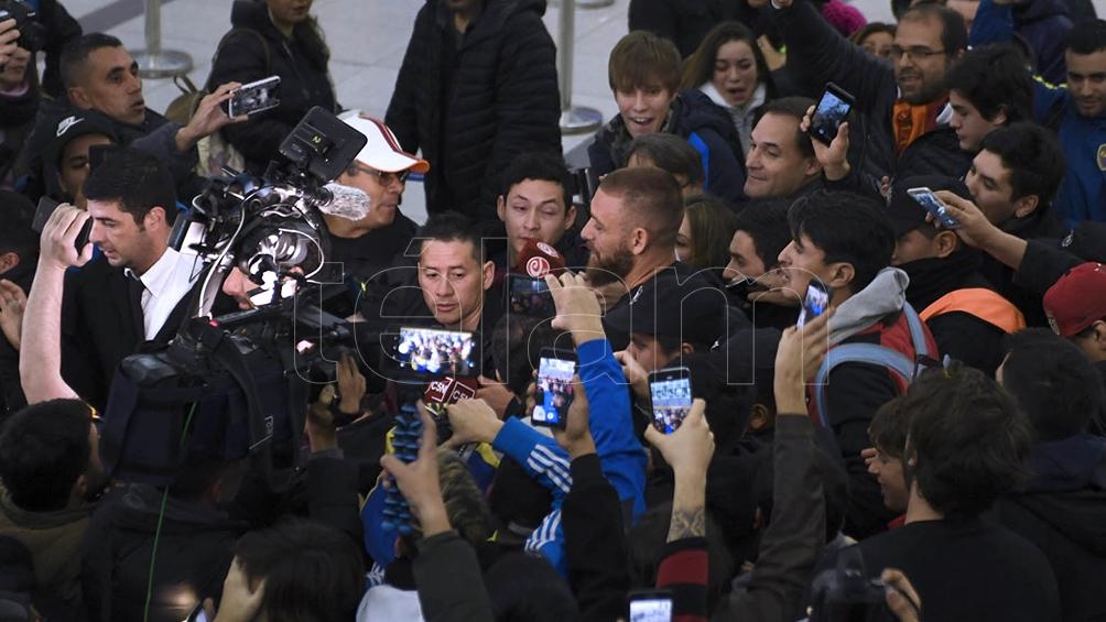 Daniele De Rossi lleg&oacute; a la Argentina para incorporarse a Boca Juniors
