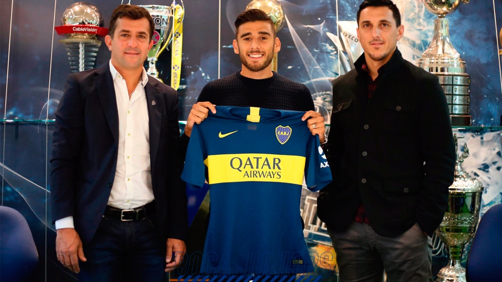 Eduardo Salvio firm� su contrato con Boca Juniors