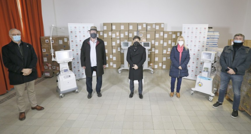 La Provincia entregó más de 100 nuevos respiradores