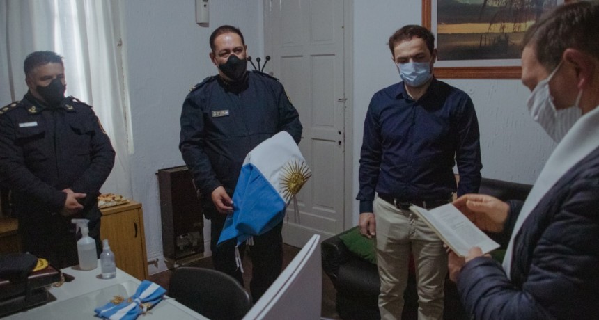 El Intendente visitó la nueva sede de la Estación de Policía Departamental Campana