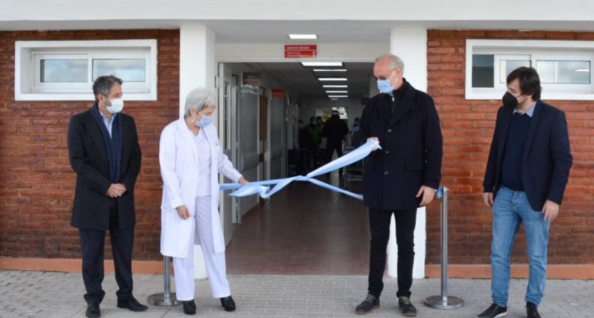 GOLLAN Y KREPLAK INAUGURARON LA NUEVA GUARDIA DEL HOSPITAL HÉROES DE MALVINAS DE MERLO