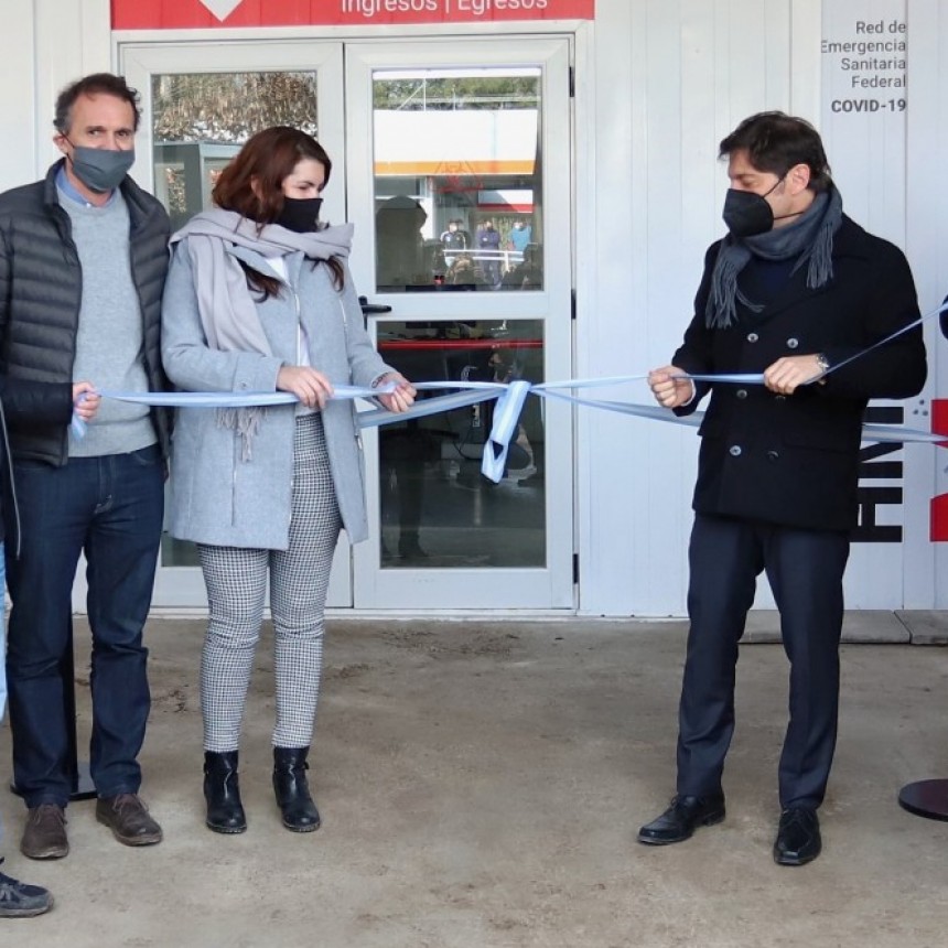 Kicillof participó de la inauguración de un CAPS en Moreno
