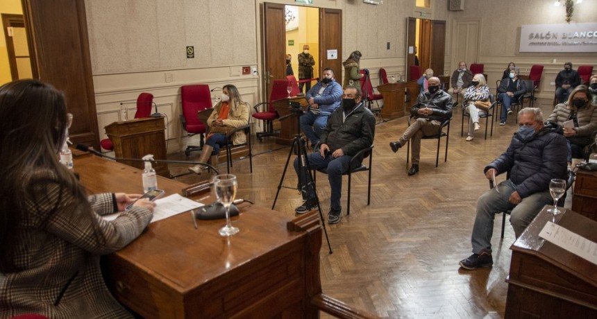 Mayores Contribuyentes y concejales aprobaron una reprogramación del pago de un préstamo