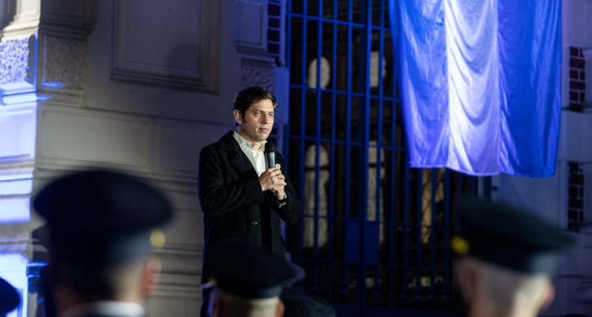 LA PLATA  Kicillof encabezó el acto por el 205° aniversario de la Declaración de la Independencia 