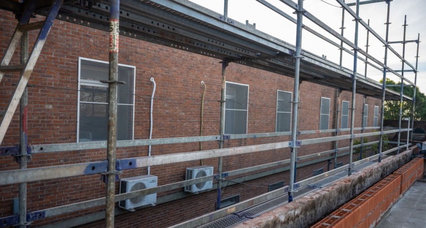 Tenaris continúa con las obras para fortalecer el sistema sanitario de Campana