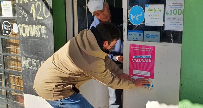 Alejo Sarna destacó que mas de la mitad de los campanenses ya tienen su primera dosis