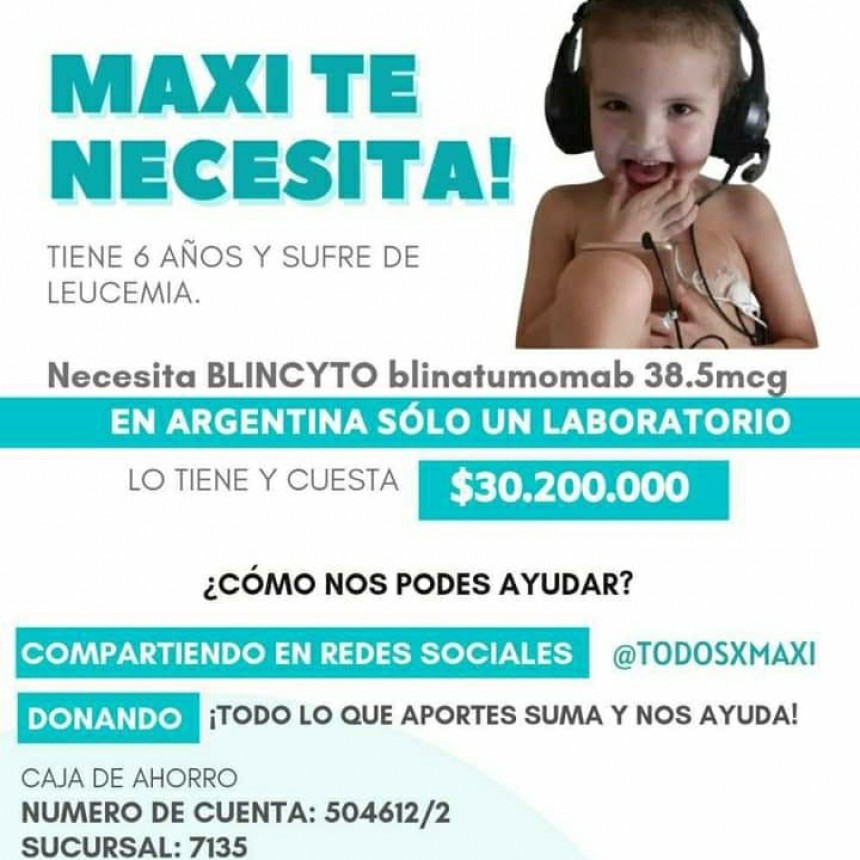 SI USTED PUEDE COLABORE CON MAXI