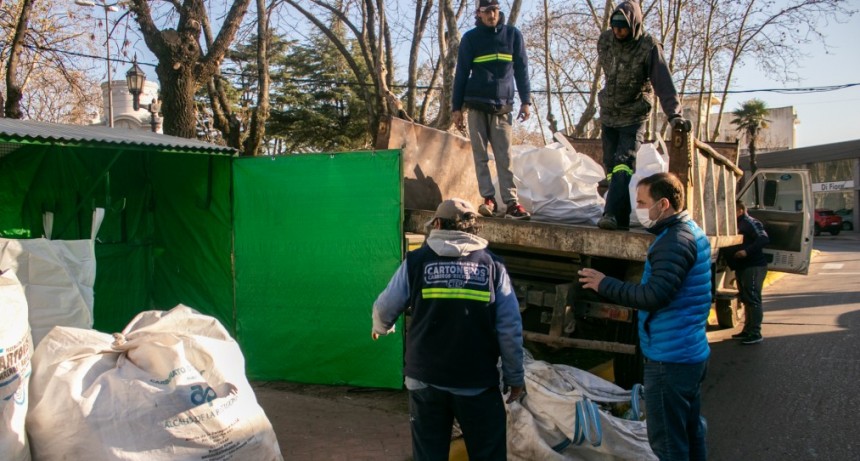 El Municipio recolectó 15 toneladas de residuos reciclables en dos meses