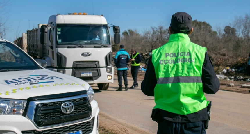El Municipio realizó operativos para evitar el vuelco clandestino de residuos 
