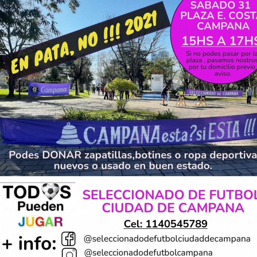 NUEVA CAMPAÑA DE LA SELECCION DE FUTBOL DE CAMPANA