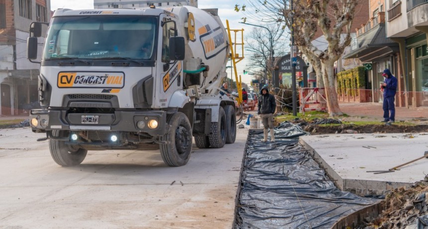 Avanza la renovación integral de la avenida Mitre   