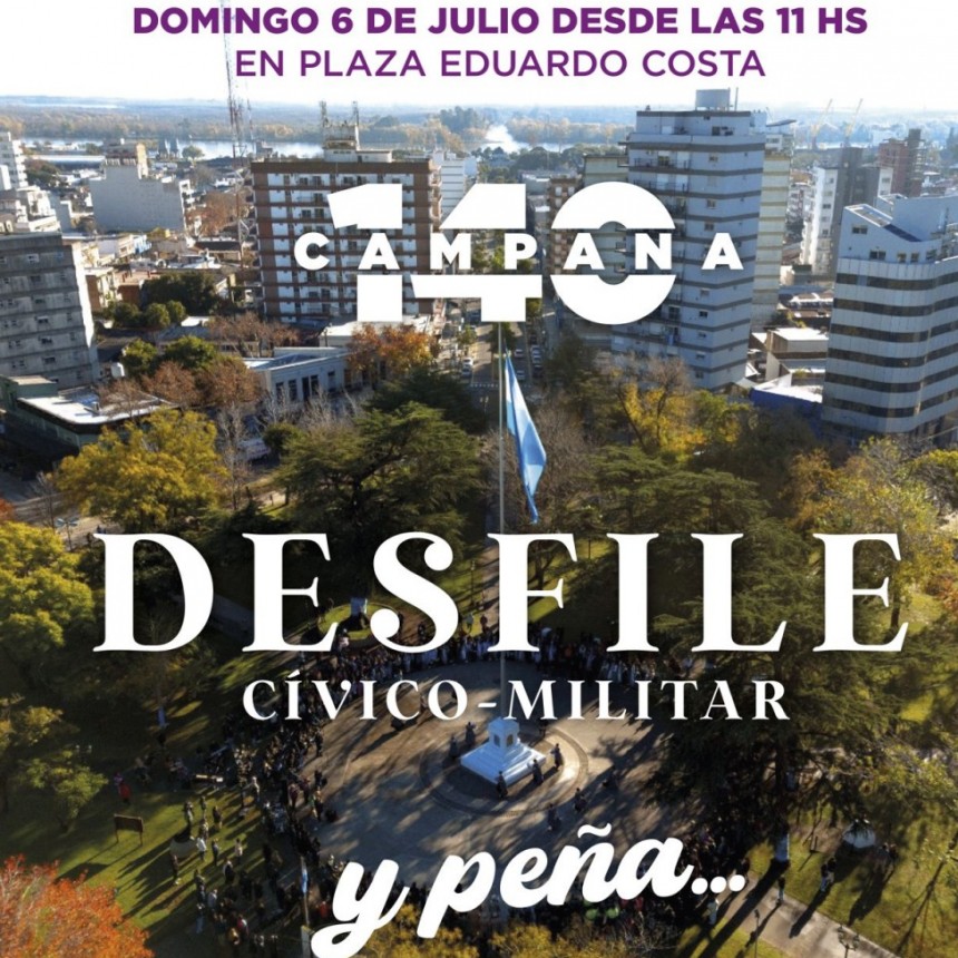 El 140º aniversario de Campana se celebra mañana con un gran desfile cívico militar