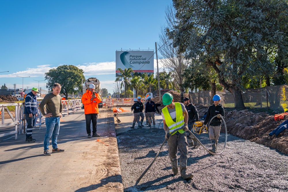 Abella sobre la obra de acceso directo al Parque Industrial: &ldquo;Es clave para que Campana siga atrayendo inversiones&rdquo;