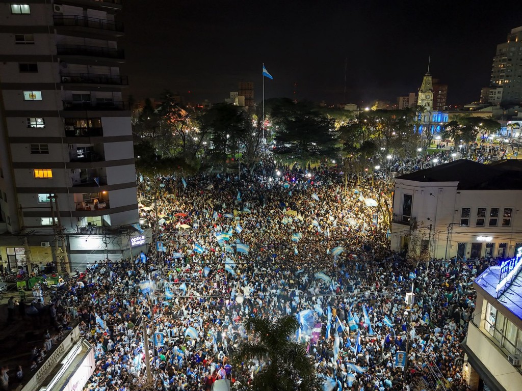 Campana festej&oacute; la victoria de la Selecci&oacute;n