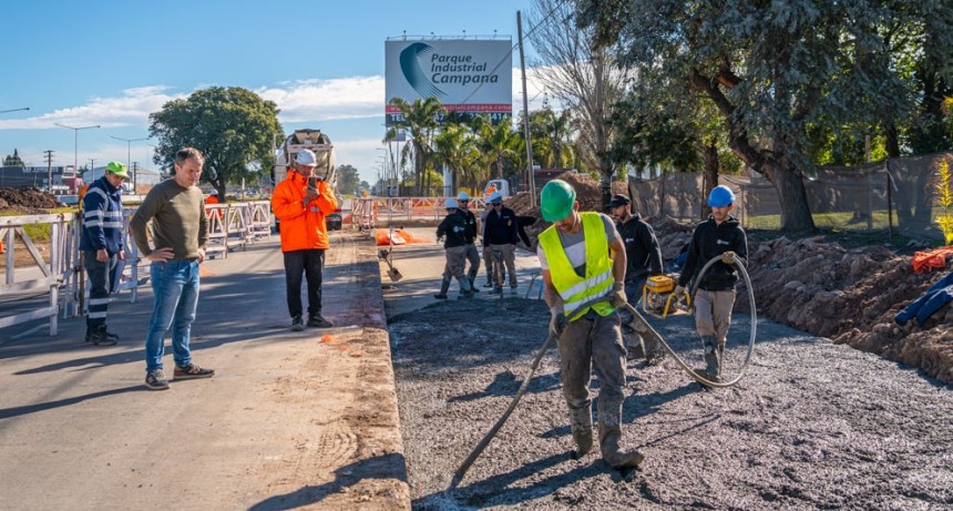 Abella sobre la obra de acceso directo al Parque Industrial: &ldquo;Es clave para que Campana siga atrayendo inversiones&rdquo;