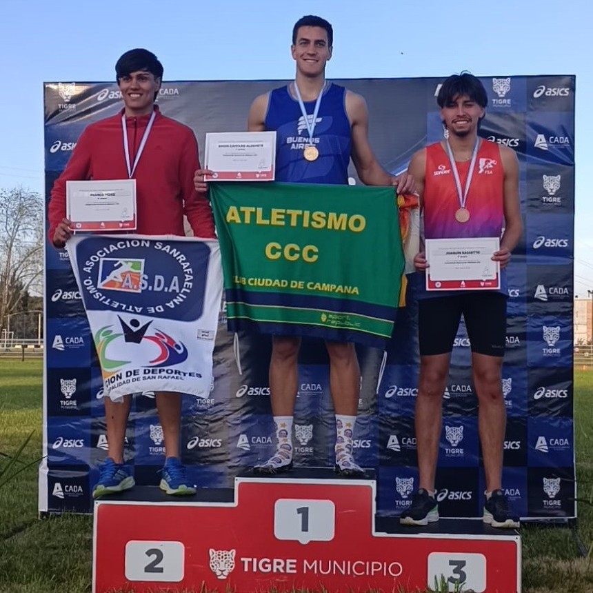 Tres atletas del Club Ciudad se consagraron Campeones Nacionales U23