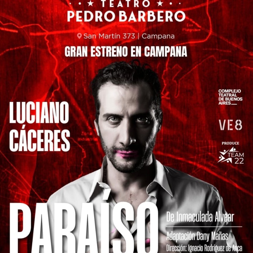 Luciano C&aacute;ceres vuelve al Teatro Pedro Barbero el s&aacute;bado 15 de Agosto