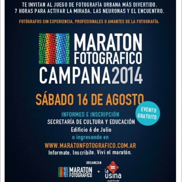 Se encuentra abierta la inscripción para participar del “Maratón Fotográfico Campana”