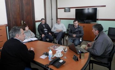 El Dr. Juan Ghione y Concejales se reunieron con el Intendente de la Reserva Natural Otamendi Ing. Ftal. Adolfo Moretti.