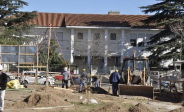 Avanzan las obras de construcci&oacute;n del nuevo Centro Cultural en el Parque Urbano 
