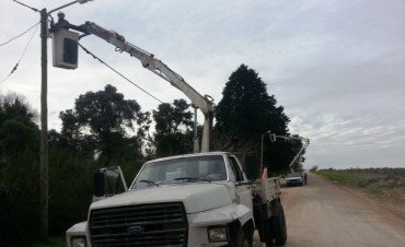 El Departamento de Electromec&aacute;nica Municipal realiz&oacute; trabajos en las luminarias del Barrio San Jacinto