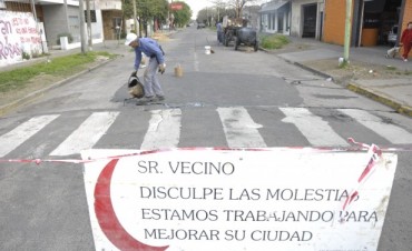 El Municipio realiz&oacute; tomado de juntas en calle Capilla del Se&ntilde;or, desde Av. Intendente Varela y hasta la ex Ruta 12