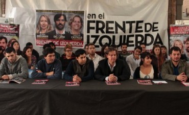 PRECANDIDATO A GOBERNADOR DEL FRENTE DE IZQUIERDA Christian Castillo recibi&oacute; el apoyo de dirigentes estudiantiles y j&oacute;venes trabajadores de Zona Norte