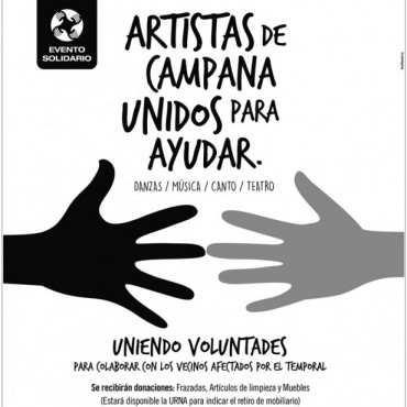 Ma&ntilde;ana se realizar&aacute; el Evento Solidario &ldquo;Los artistas de Campana unidos para ayudar&rdquo;