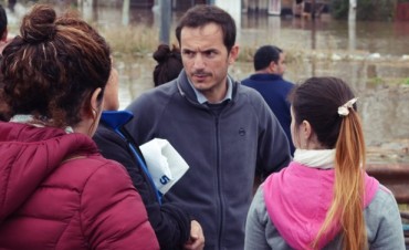 Abella pidi&oacute; que los vecinos que se inundaron no paguen tasas municipales