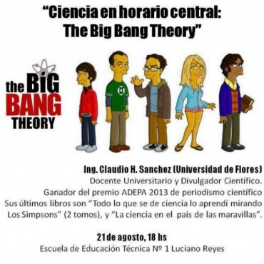 Se realizar&aacute; la jornada &ldquo;Ciencia en horario central: The Big Bang Theory&rdquo;