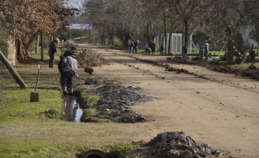 Realizan tareas de mantenimiento integral en Los Pioneros