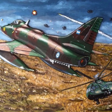 COLECCI&Oacute;N DE PINTURAS MALVINAS: LA &Uacute;LTIMA GRAN BATALLA A&Eacute;REA