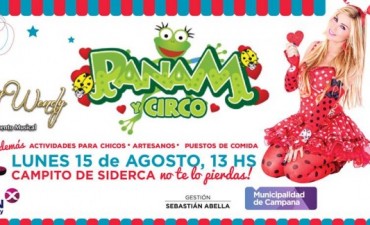 Fiesta del Día del Niño: arrancó la cuenta regresiva para la presentación de “Panam y circo”