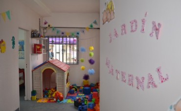El Intendente inaugur&oacute; una sala maternal en San Cayetano