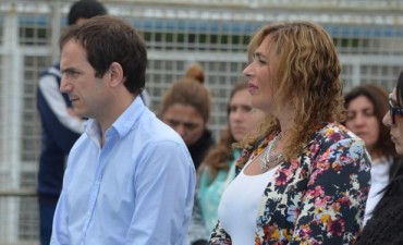 El Intendente comparti&oacute; el acto por el fallecimiento de San Mart&iacute;n de la EP N&ordm;16