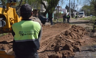 A pedido de los vecinos, el Municipio repar&oacute; la calle Modarelli del barrio Lubo