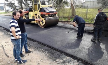 Comenzaron las obras de pavimentaci&oacute;n en el barrio 9 de Julio 