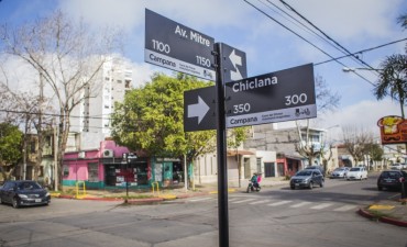 Modernizan la se&ntilde;alizaci&oacute;n de las calles en los accesos a la ciudad 