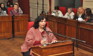 La vecina Claudia Giordano hizo uso de la Banca Abierta