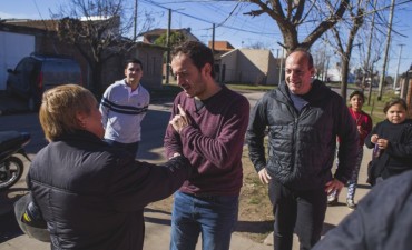 Abella y Roses en el Lubo: Los vecinos tienen una demanda com&uacute;n: que continuemos con las obras  
